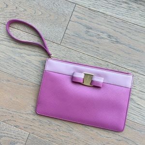 Salvatore Ferragamo Wristlet Clutch